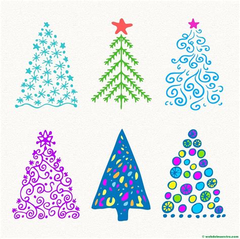 Modelos Para Dibujar árbol De Navidad 8 Web Del Maestro