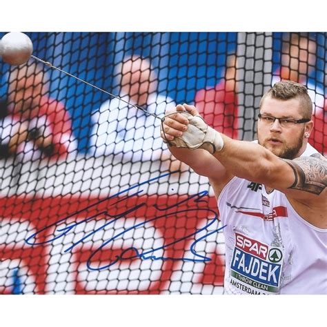 Paweł fajdek (born 4 june 1989) is a polish hammer thrower with personal best 83.93 metres (9 august 2015, janusz kusociński memorial in szczecin). Autographe Pawel FAJDEK (Photo dédicacée)