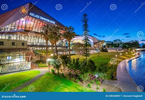 Adelaide Australia September 15 2018 Night View Of Convention