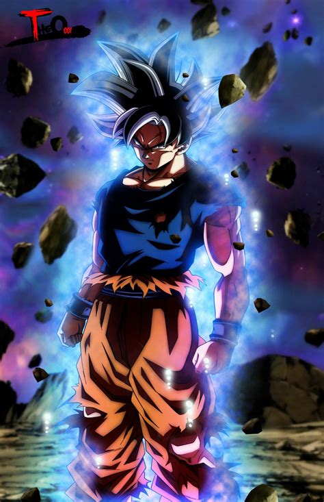 Ultra Instinct Goku By Theo001 Dragon Ball Super Manga Anime Dragon