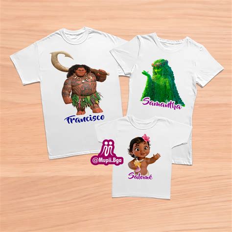 Camisetas Moana Personalizadas Para Piñata Camisetas Camisetas