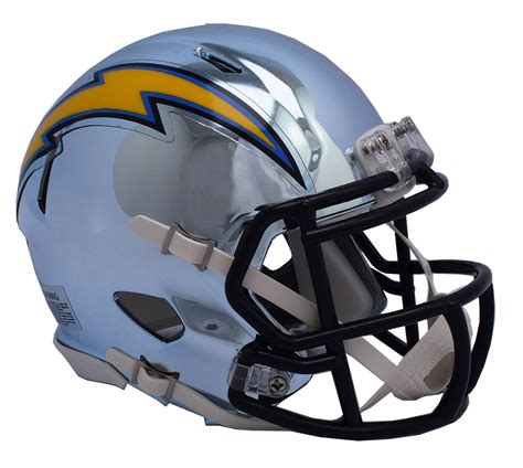 Los Angeles Chargers CHROME Riddell Speed Authentic Full Size Football png image