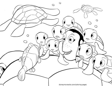 Finding nemo coloring pages for kids. Finding Nemo Coloring Pages - GetColoringPages.com