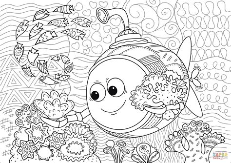 Browse the broad choice of free coloring pages for children to find academic, animes, nature, pets, scriptures coloring. Scientific Bathyscaphe Doing Research of Coral Reef ...