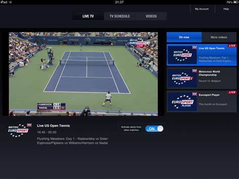 Вещание телеканала осуществляется на 20 языках, в том числе и на русском. Watching the US Open Tennis Tournament in the UK using ...