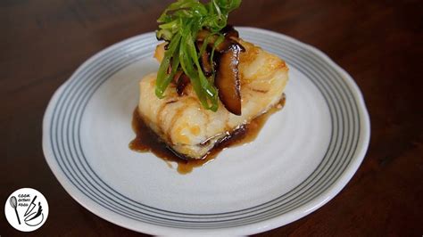 How To Make A Miso Marinated Chilean Sea Bass With A Shiitake Soy Glaze Youtube