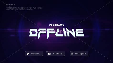 Twitch Offline Banner Templates Offline Screens For Your