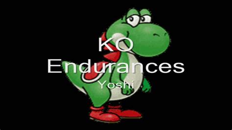 Super Smash Bros N64 Ko Endurances Yoshi Youtube