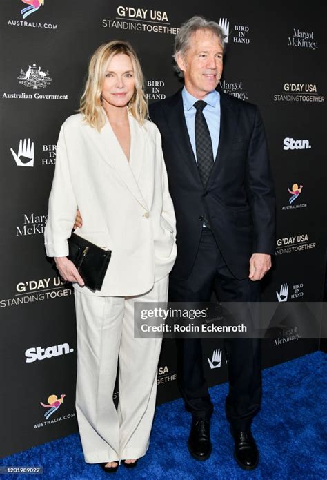 Michelle Pfeiffer And David E Kelley Arrive At Gday Usa 2020