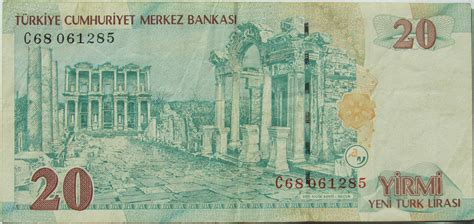 20 New Turkish Lira Turquie Numista