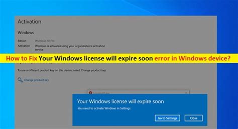 How To Fix Your Windows License Will Expire Soon Error PC Transformation