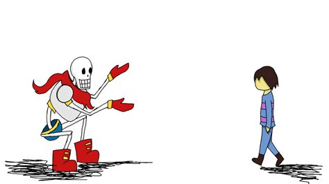 Papyrus And Frisk By Red Blueberry On Deviantart