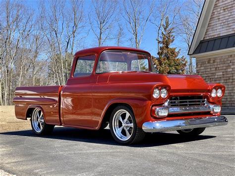 1959 Chevrolet Fleetside Custom Pickup Truck For Sale