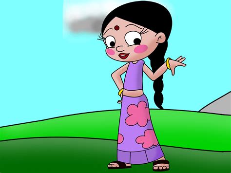 How To Draw Chutki In Chhota Bheem Cartoon Chutki Chota Bheem Song