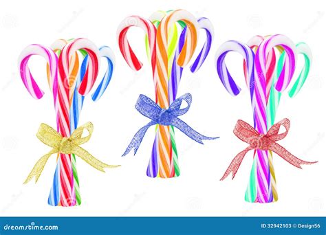 Bundles Of Colorful Candy Canes Stock Photos Image 32942103