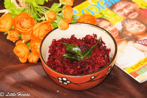 But some people find their next restroom visit a colorful experience: Beetroot Thoran / Kerala Style Grated Beetroot Stir Fry ...