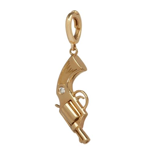X The Vampire S Wife Yellow Gold Deanna Revolver Charm