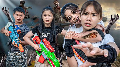 Xgirl Studio Elly Turns Into A Zombie Seal X Two Girl Nerf Guns Candy