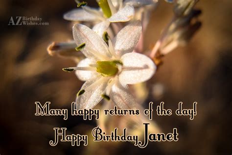 Happy Birthday Janet