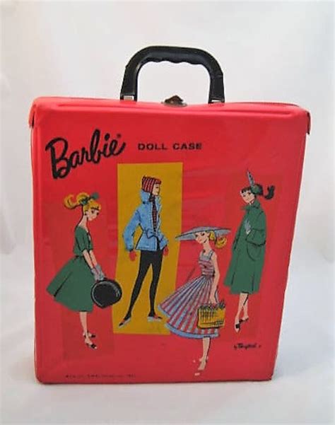 1960s Red Barbie Case Barbie Closet Casevintage Barbie Etsy