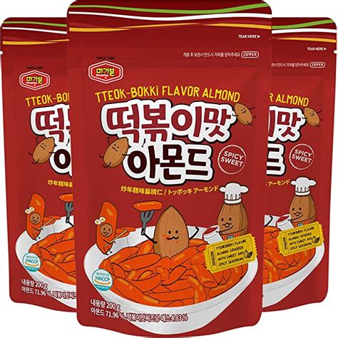 Amazon Com MURGERBON Tteokbokki Almonds Korean Snacks For Whole