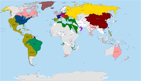 Q Bam 1815 Congress Of Vienna Full World Map Alternate History