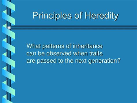 Ppt Principles Of Heredity Powerpoint Presentation Free Download