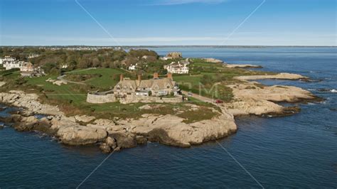 A Coastal Community By Newport Harbor Newport Rhode Island Aerial