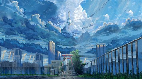 Anime Tenki No Ko Sky Wallpapers Wallpaper Cave