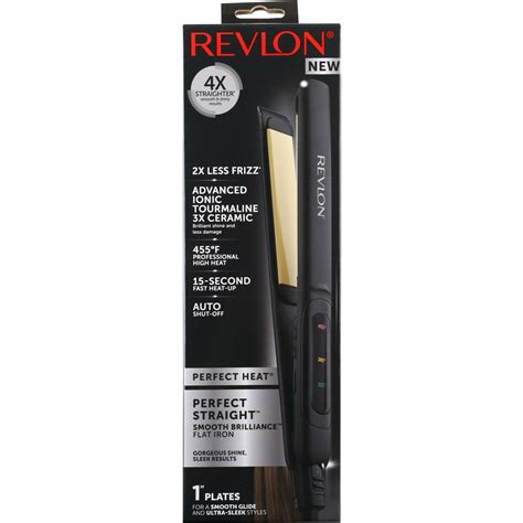 Revlon Perfect Heat Perfect Straight 1 Flat Iron On Bjs Wholesale