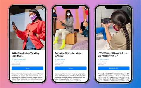 Today at Apple returns to Apple Stores in Australia, Japan, and
