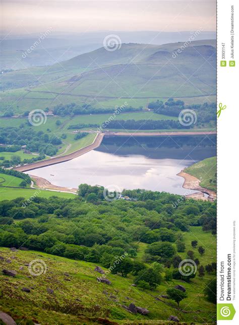 Dovestone Reservoir In Peak District National Stock Image