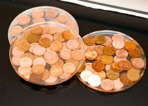 Super Cool DIYs With Pennies Coin Crafts Penny Craft Penny Crafts