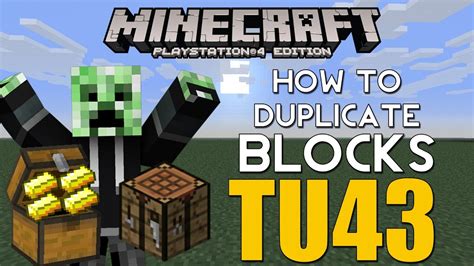 Ps4xbox One Minecraft Title Update 43 Tu43 New Duplication Glitch All