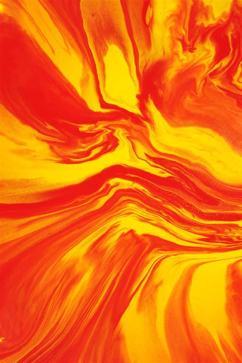 Yellow And Red Abstract Painting Hd Wallpaper Peakpx