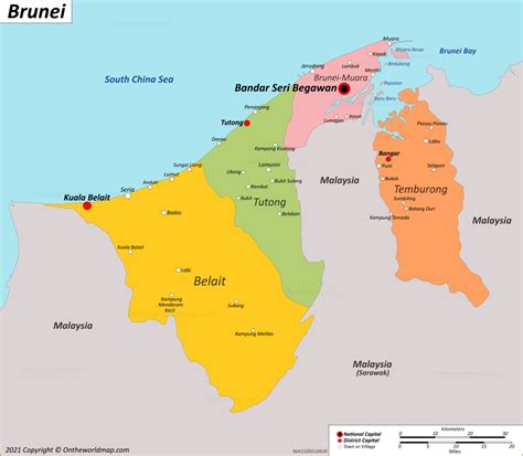 Brunei Map Detailed Maps Of Brunei Darussalam Nation Of Brunei The