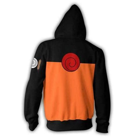 Naruto Shippuden Uzumaki Orange And Black Jacket Movie Leather Jacket