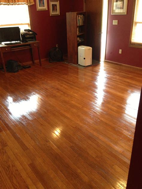 Refinished 40 Year Old Hardwood Floor Looks New Again Great Color