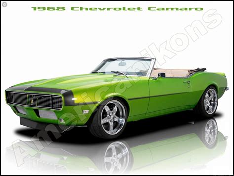 1968 Chevrolet Camaro Collectible Sign American Ikons