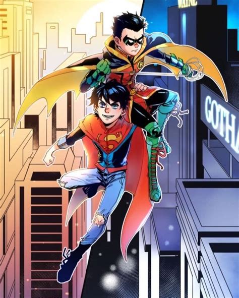 Jon Kent And Damian Wayne Super Sons Dc Comics Characters Dc