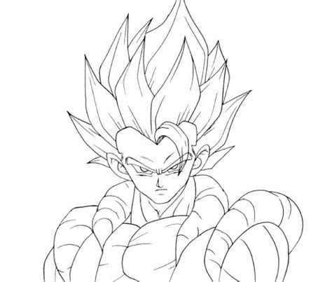 Disegni Da Colorare Di Dragon Ball Z Gogeta Stampabili Gratuitamente