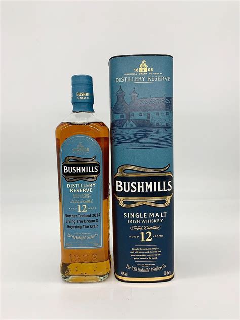 Bushmills Distillery Reserve 12 Year Old Whiskey Bidders Irish