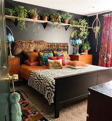 5 Bedroom Designs For A Nature Lover Elcune Bedroom Design Hippie Home Decor Bohemian