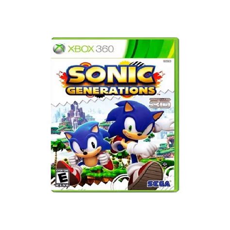 Jogo Sonic Generations Xbox 360 Super Games