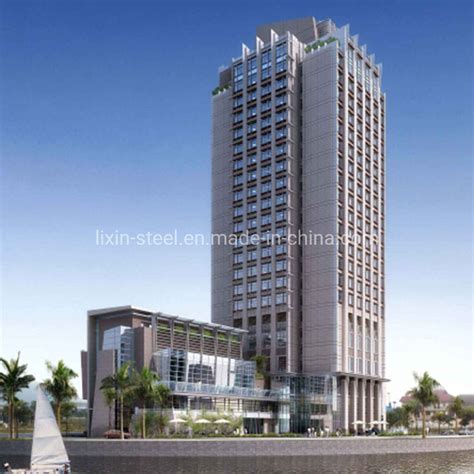 China High Rise Prefab House Steel Structure Frame Hotel Prefabricated