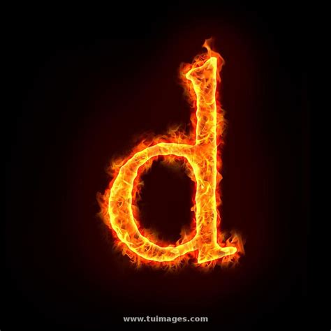 Stock Images Fire Alphabets Small Letter D Stock Photos Alphabet Latin