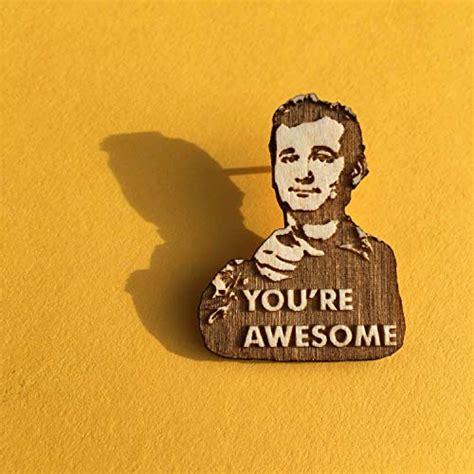 Youre Awesome Lapel Pin Youre Awesome Wood Hat Pin Hand Painted