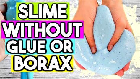Who knew you could make amazing slime with no glue or borax!? How to Make SLIME WITHOUT Glue OR Borax! 2 Ways Easy ASMR Slime Recipe! - YouTube