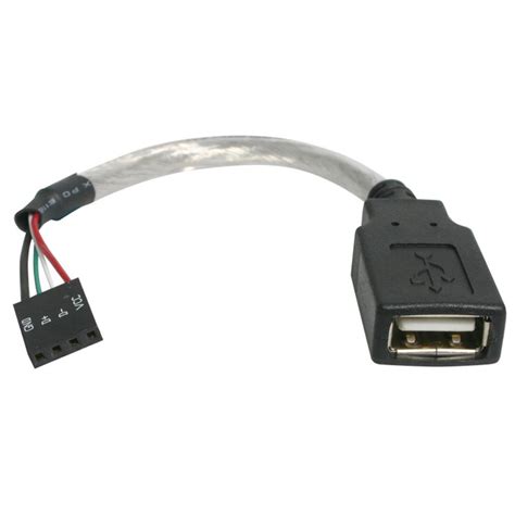 Startech Usb A To Usb Motherboard 4 Pin Header Ff 20