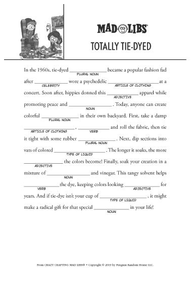 Free Printable Mad Libs For Adults FREE PRINTABLE TEMPLATES